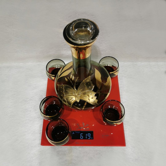 Image 1 of KRISTALLEN KARAF EN GLAZEN