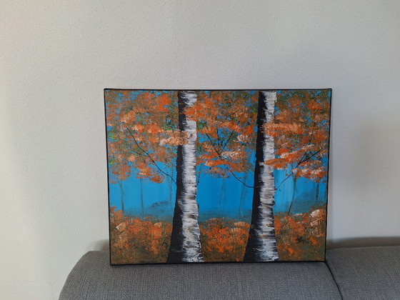 New: Magical Forest Painting by Jamilly – Paintings & Drawings, Wood, Canvas (photo 5 of 5)