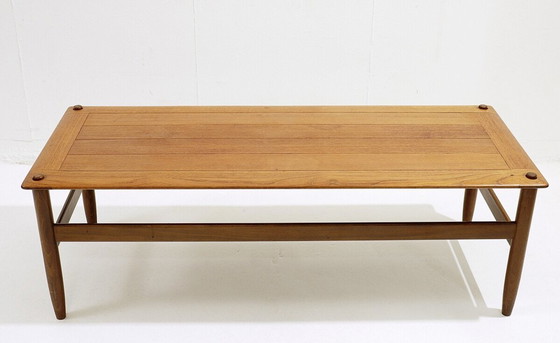 Image 1 of Mesa de centro Louis van Teeffelen con tapa reversible - Países Bajos - años 60