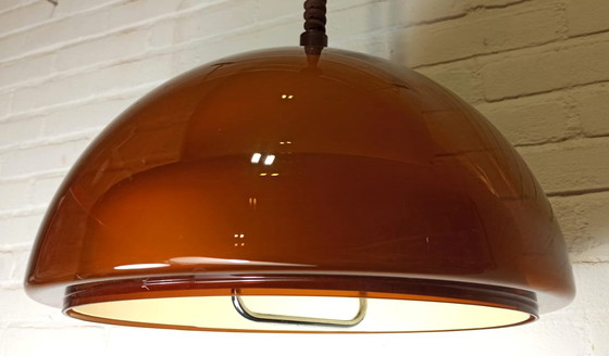 Image 1 of Vintage Space Age Pullout Pendant Light 