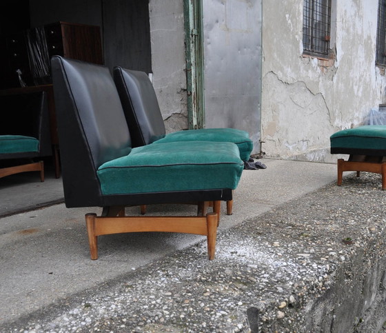 Mid-Century Danish Sofa and Armchairs, 1960s, Set of 4 – Lounge sets, Mid Century Modern (photo 8 of 10)