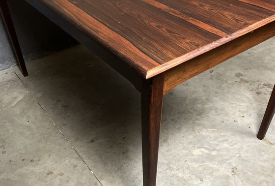 Image 1 of Table de salle à manger extensible Mid Century en bois de rose