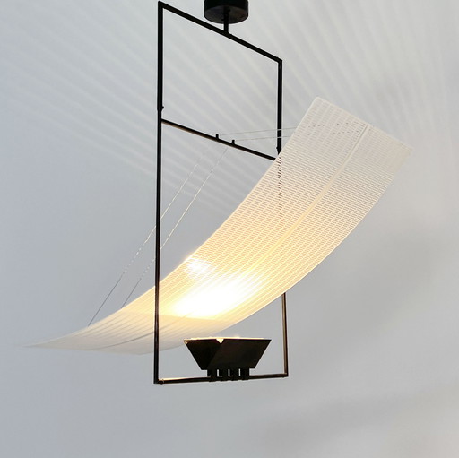 Zefiro Hanging Lamp By Mario Botta For Artemide, 1980S