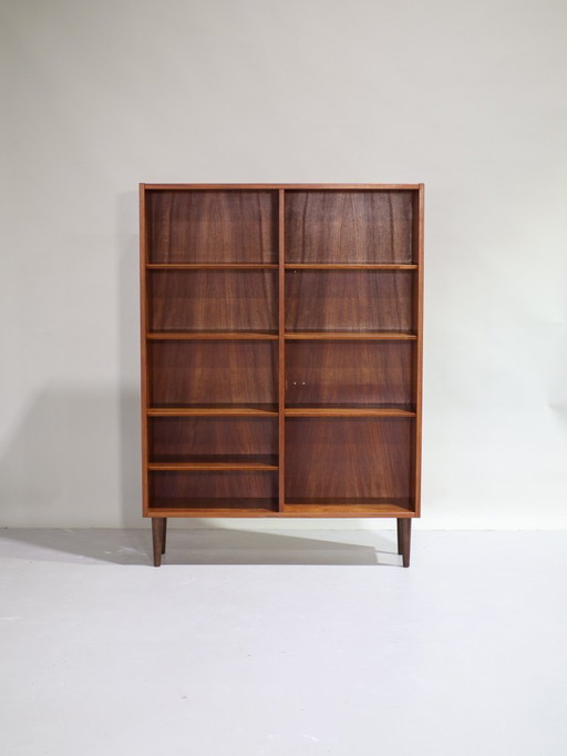 Hundevad teak bookcase, Danish vintage