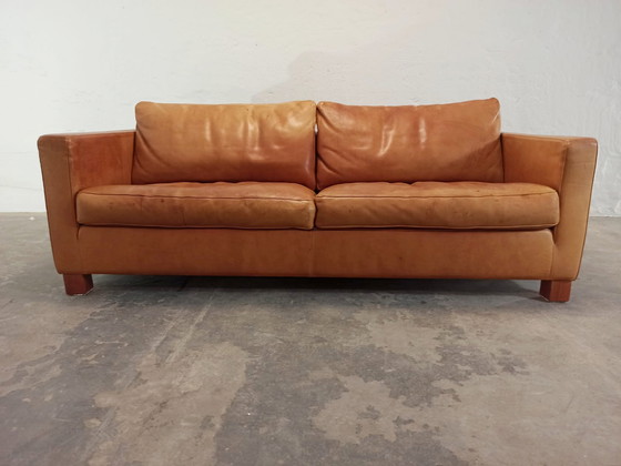 Image 1 of Molinari Cognac leather sofa 