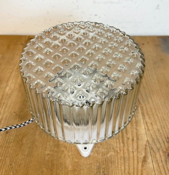 Image 1 of Lampada da soffitto o da parete vintage in porcellana bianca, anni '70