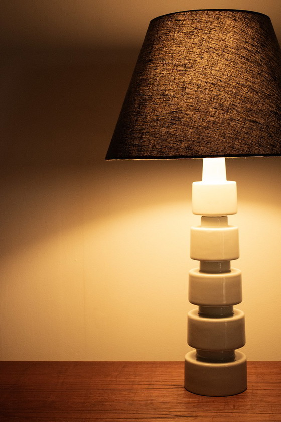 Image 1 of Porseleinen tafellamp