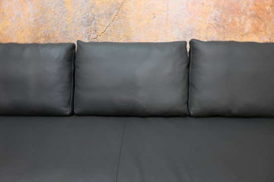 Image 1 of NEW upholstered grey leather B&B Italia Charles designer corner sofa