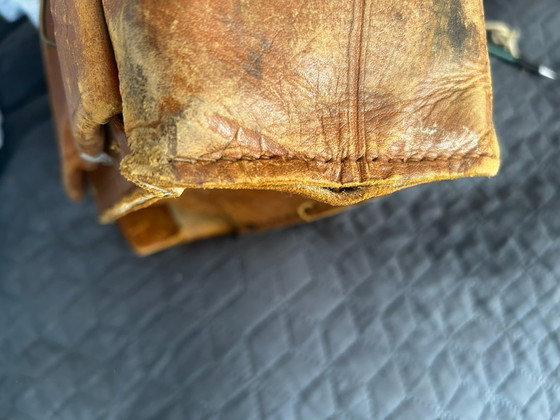 Image 1 of Sac en cuir, vintage, années 1960