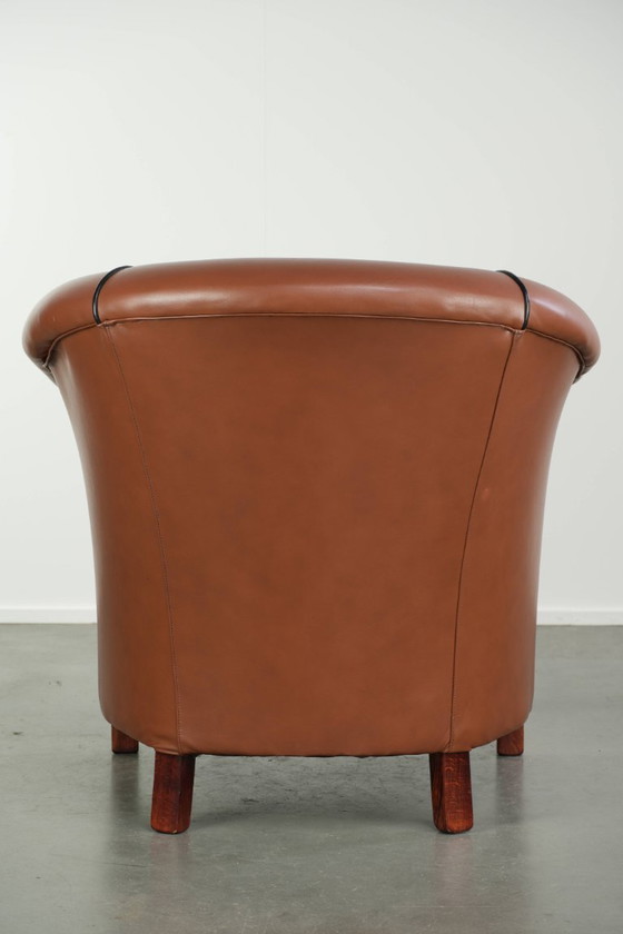Rundleren clubfauteuil in Engelse stijl met een luxe voorkomen en fijn zitcomfort – Leather (photo 4 of 13)