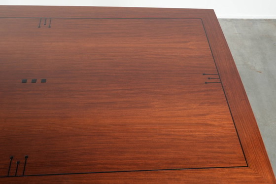 Image 1 of Art Deco design set consisting of a dining table and dining chairs by Schuitema from the Decoforma series