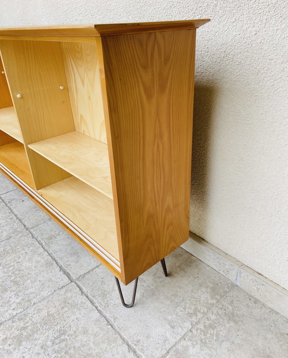 Image 1 of Beech high sideboard