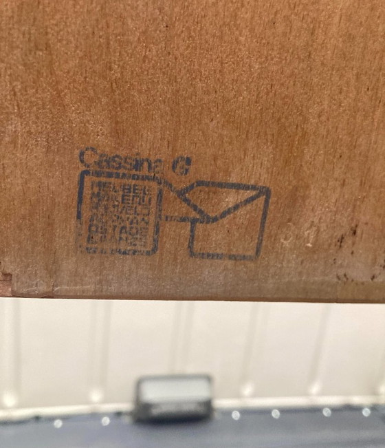 Image 1 of Un raro tavolo da pranzo 'Crate' di Gerrit Rietveld per Cassina, anni '80