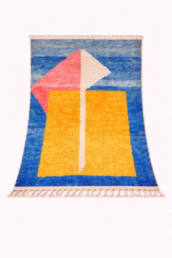 Tapis berbère marocain 250cm x 150cm – Wool, Cotton (photo 2 of 5)