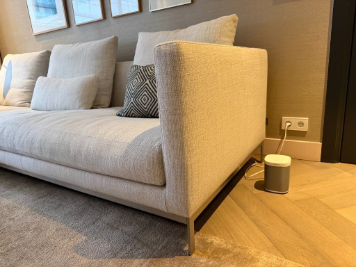 Sofá esquinero Linteloo Relax, diseño Jan de Bouvrie, color beige – hoekbanken, Wool (photo 2 of 5)