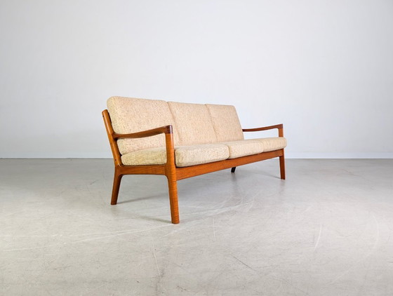 Image 1 of Midcentury sofa France & Søn Couch Ole Wanscher three-seater teak2