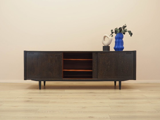 Image 1 of Eikenhouten dressoir, Deens design, jaren 70, vervaardigd door Skovby Møbelfabrik