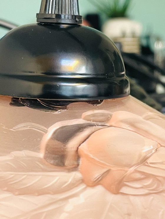 Image 1 of Ensemble de lampes Art déco signées Muller Frères Luneville (vers 1925)