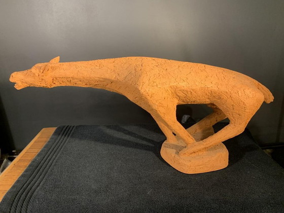 Sculpture animale cheval en terre cuite de Mario Peruggini, années 1960 – Ceramic, Mid Century Modern (photo 2 of 14)