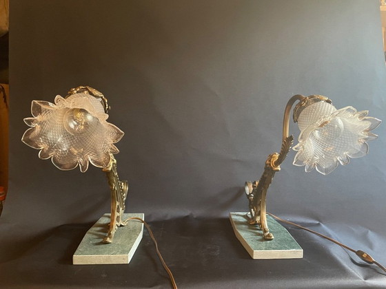 Image 1 of Coppie di lampade barocche