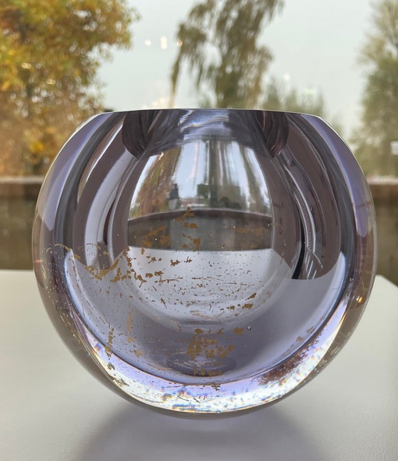 Image 1 of Unique glass object "ALEXANDRITE" by George Broft