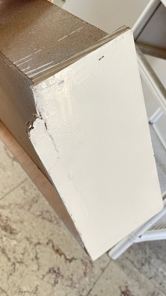 Image 1 of Coppia di comodini vintage in rattan