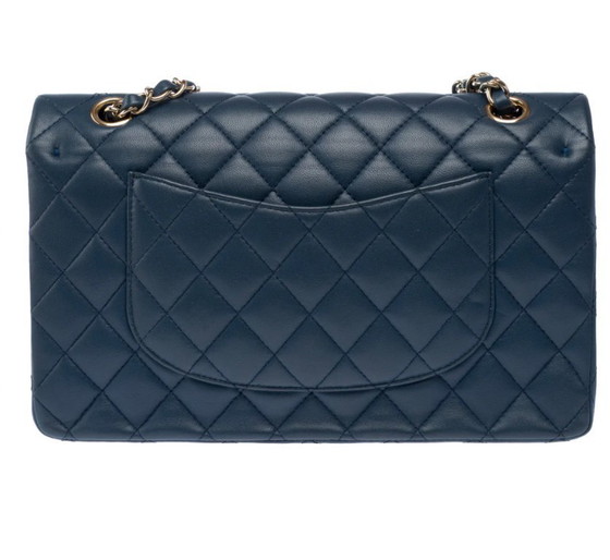 Image 1 of Borsa CHANEL Timeless/Classique in Cuir Bleu - 103394