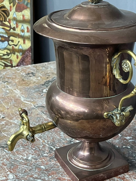 Samovar ancien. Cuivre, bronze massif. – Accessoires de cuisine, Copper (photo 6 of 8)