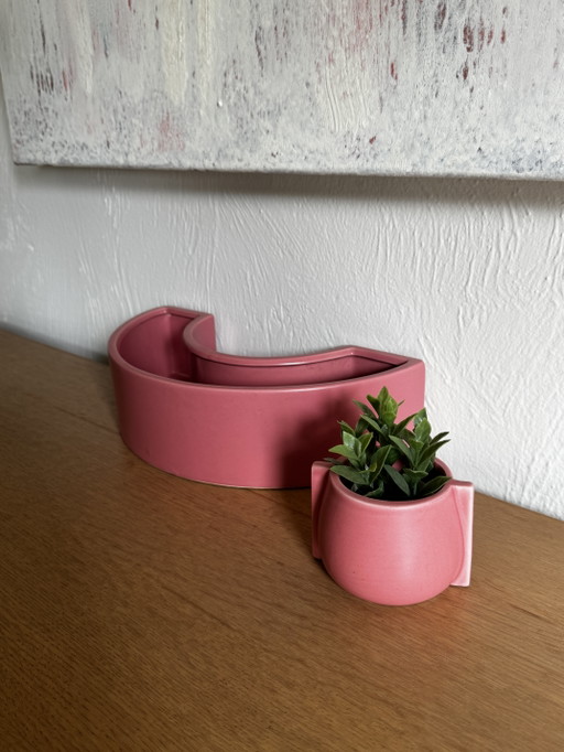 Ensemble de 2 pots de fleurs