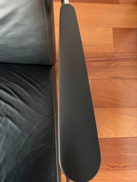 Image 1 of set of 2 Harvink Club armchairs - black leather