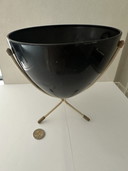 BULLET PLANTER 1950s '60s VINTAGE PLANT BOWL ON A 3-LEG