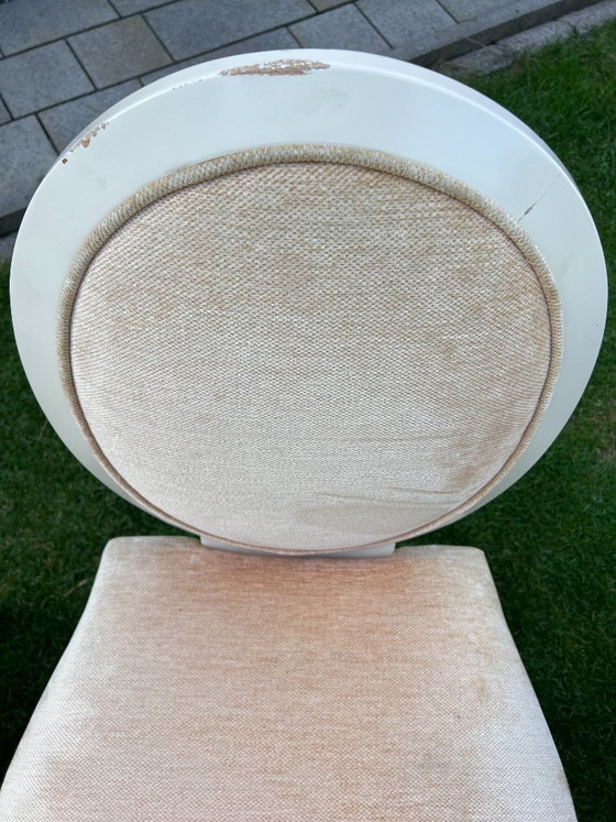 Juego de 6 sillas de comedor Donghia "Grand Flute" "Grand Soleil" de John Hutton (4 sillas laterales / 2 (photo 14 of 14)