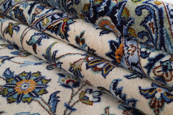 Image 1 of Tappeto persiano Kashan firmato 4,28 x 3,08 Tappeto orientale pregiato n. 1152