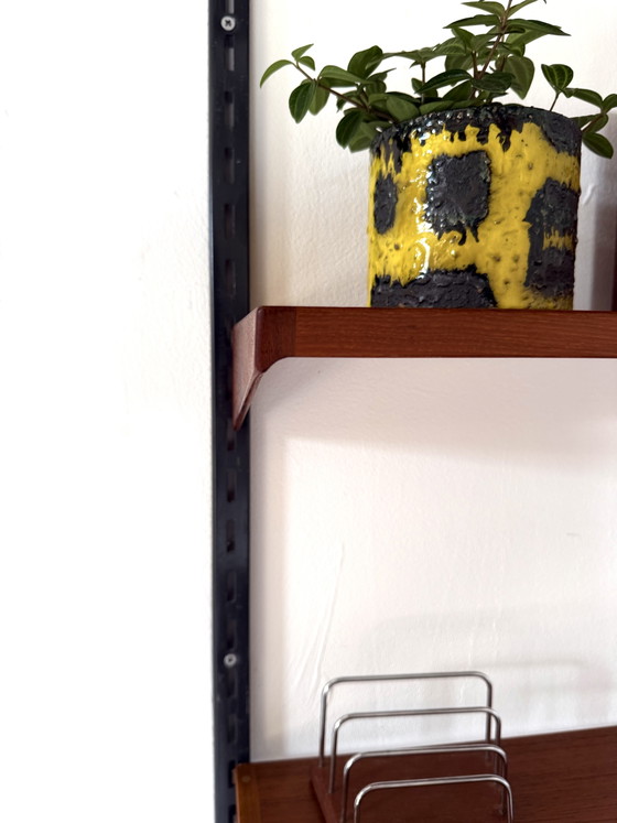Vintage Modulair Teakhouten Wandsysteem, Kai Kristiansen ‘60 – Wandkast, Wood, Metal (photo 9 of 15)