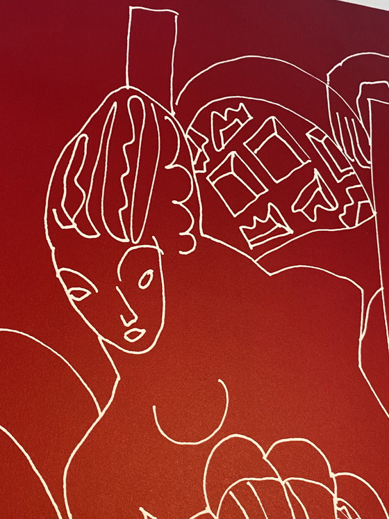 Image 1 of Charles Lapique - De geboorte van de zonde Litho