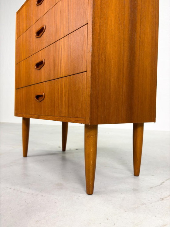 Image 1 of Lage Mid-century Ladekast van Musteringg