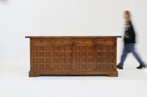 buffet italien brutaliste vintage