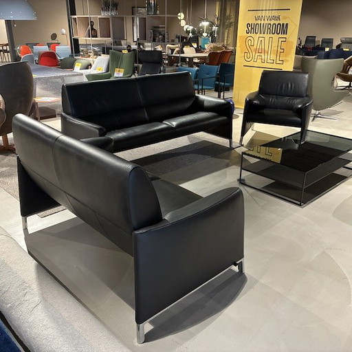 Leolux Felizia 3-Sitzer-Sofa mit 2-Sitzer-Sofa und Sessel