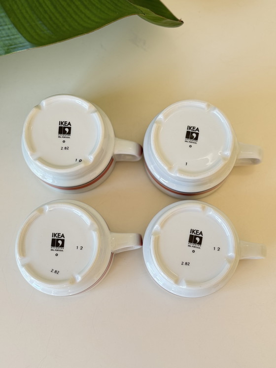Image 1 of Vintage IKEA Accents Cup and Saucer Set - Spal Portugal, 1970s