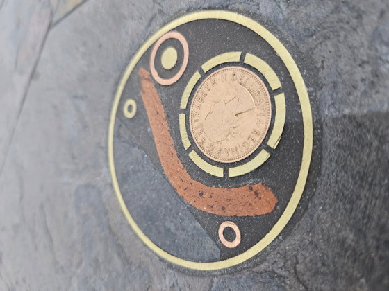 Nederlandse Salontafel van Paul Kingma, jaren 80 – Koffietafelboeken, Copper, Brass, Brutalist (photo 14 of 17)