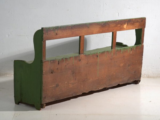 Antique painted storage bench – Central Europe, circa 1900 – Benches, Rustic (photo 32 of 35)