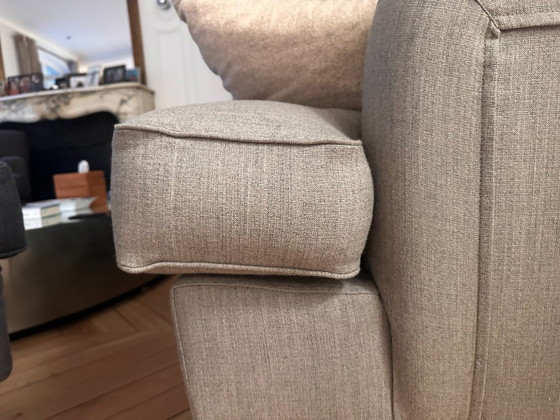 Light grey fabric three-seater sofa, De Padova, 3-5 seaters, Textile, Modern (photo 4 of 6)