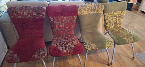 4x chaises rétro années 90