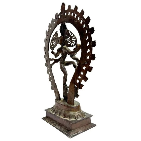 Shiva Nataraja statue early 20th century in bronze – India – cosmic dance – lot 477 – Sculpture (photo 4 of 10)