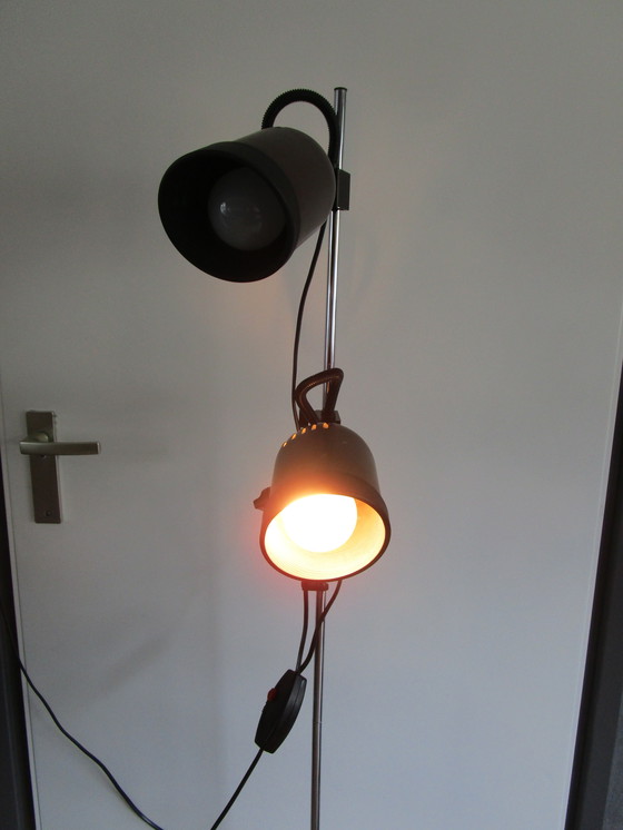 Image 1 of Bellissima lampada da terra anni '70 con 2 faretti