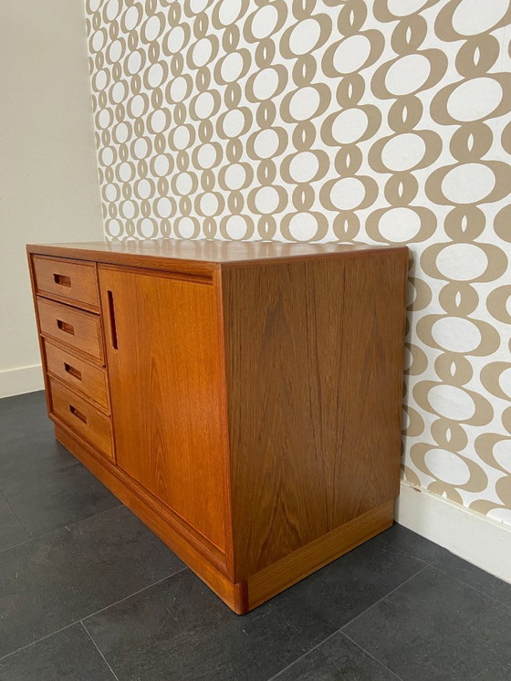 Image 1 of Armadio danese vintage in teak con 4 cassetti e anta