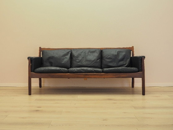 Three-Seater Sofa by Gunnar Myrstrand for Källemo, Rosewood and Leather, 1960s – 3-5 seaters (photo 2 of 24)