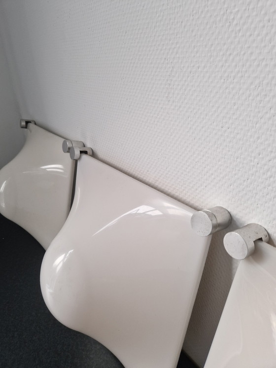 Image 1 of Vintage Martinelli Luce "Bolla" 3x wand of plafond lamp 