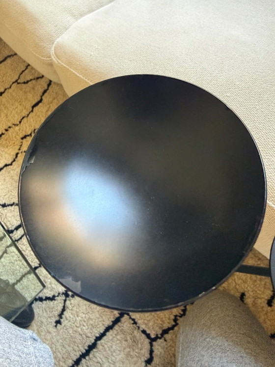 Living Divani „Vizio“ By Leonardo Talarico – Elegant Designer Object In Black – Side tables, Metal (photo 4 of 5)