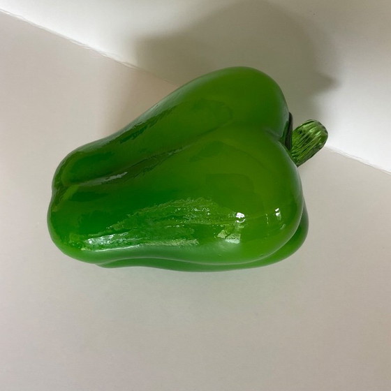 Image 1 of Handgeblazen glazen paprika Muranostijl